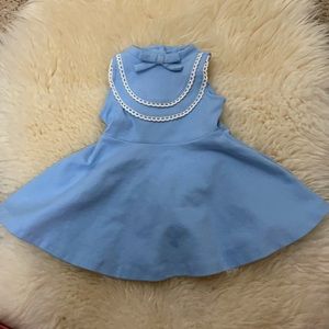 Janie and Jack blue dress, size 6-12 Months